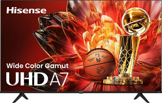 Hisense - 43" Class A7 Series LED 4K UHD HDR WCG Smart Google TV (2024)