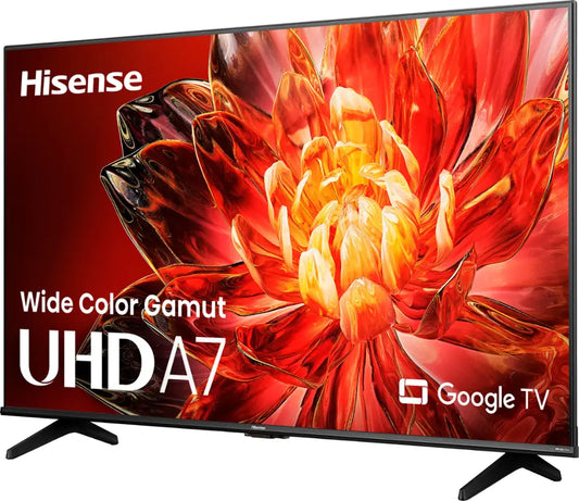 Hisense - 43" Class A7 Series LED 4K UHD HDR WCG Smart Google TV (2024)